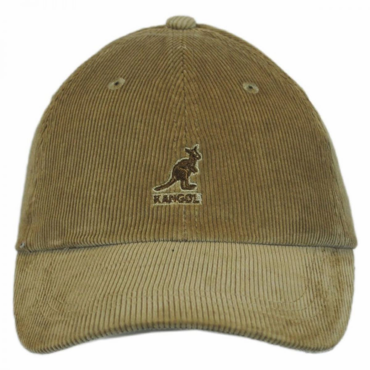 Logo Corduroy Strapback Baseball Cap Dad Hat