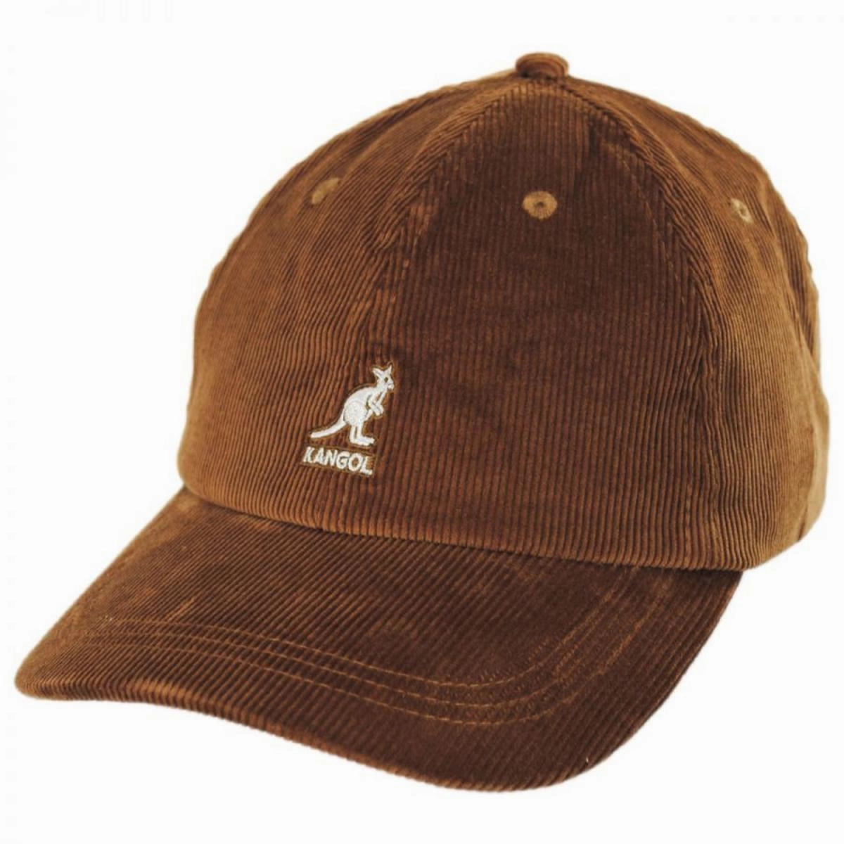 Logo Corduroy Strapback Baseball Cap Dad Hat