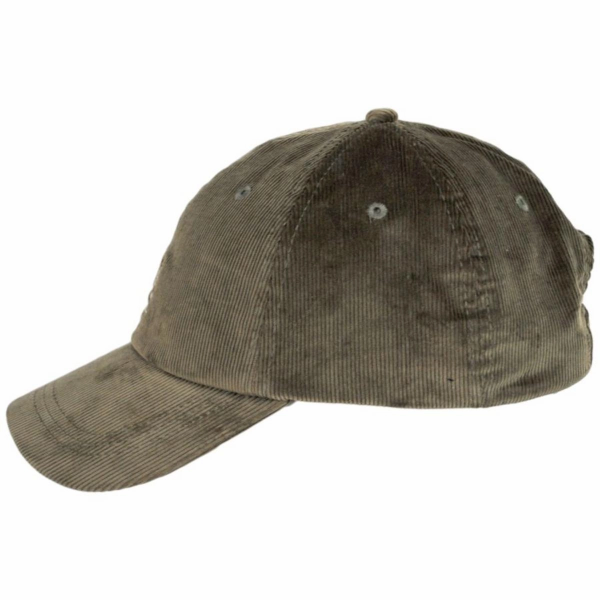 Logo Corduroy Strapback Baseball Cap Dad Hat