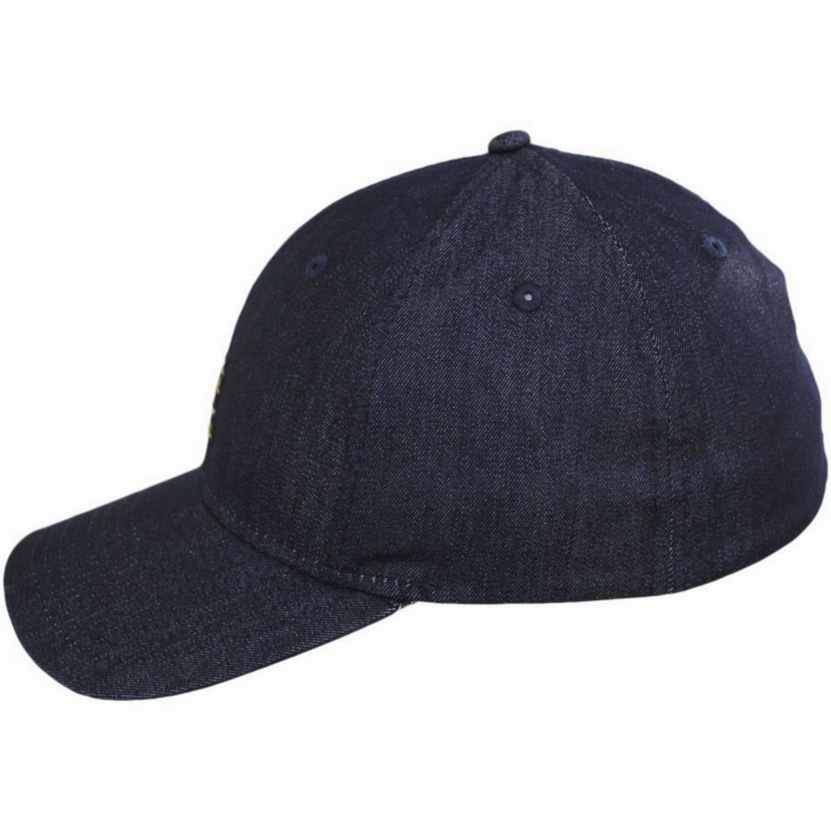 Logo Denim Flexfit Fitted Baseball Cap