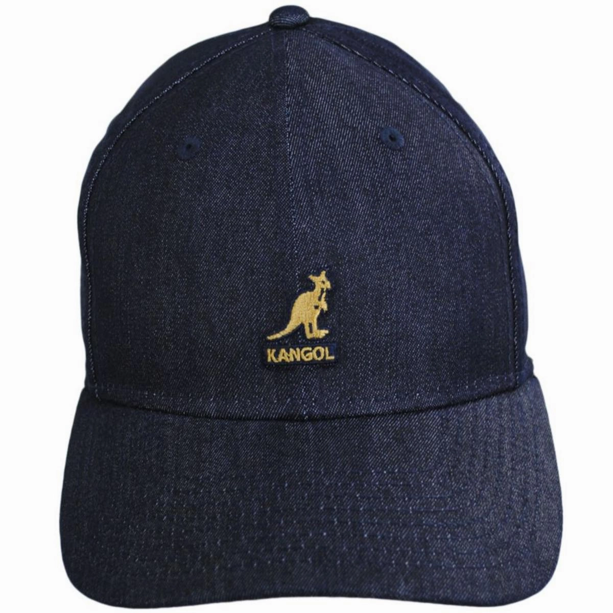 Logo Denim Flexfit Fitted Baseball Cap