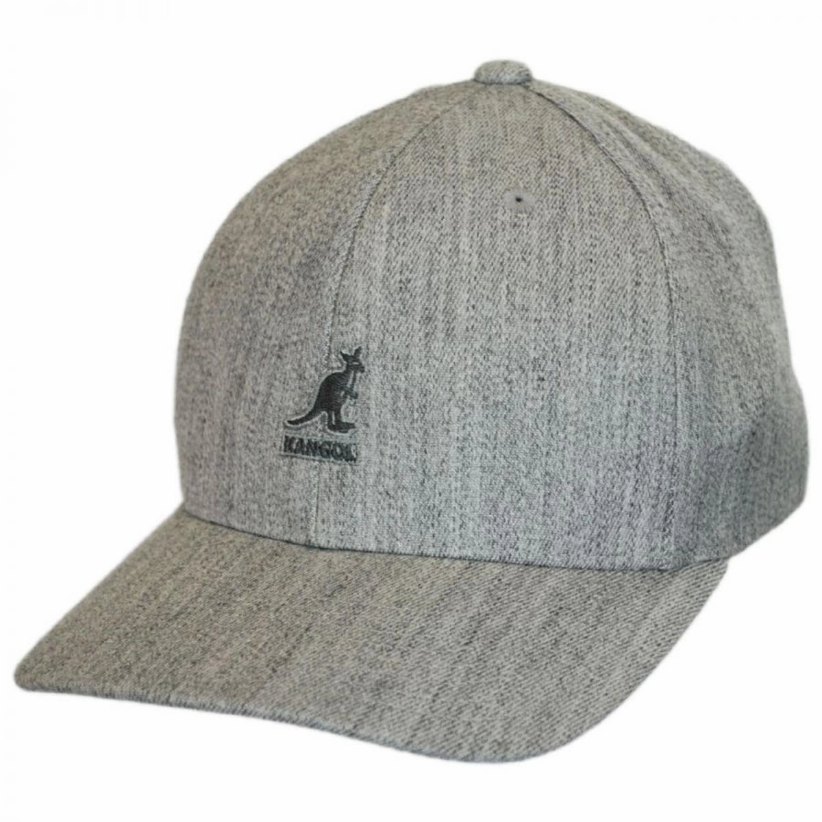 Logo Wool Flexfit Fitted Baseball Cap