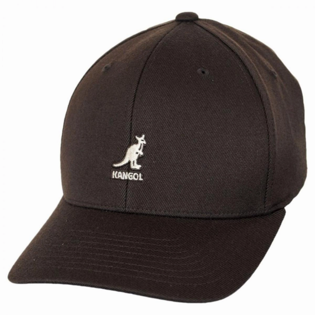 Logo Wool Flexfit Fitted Baseball Cap