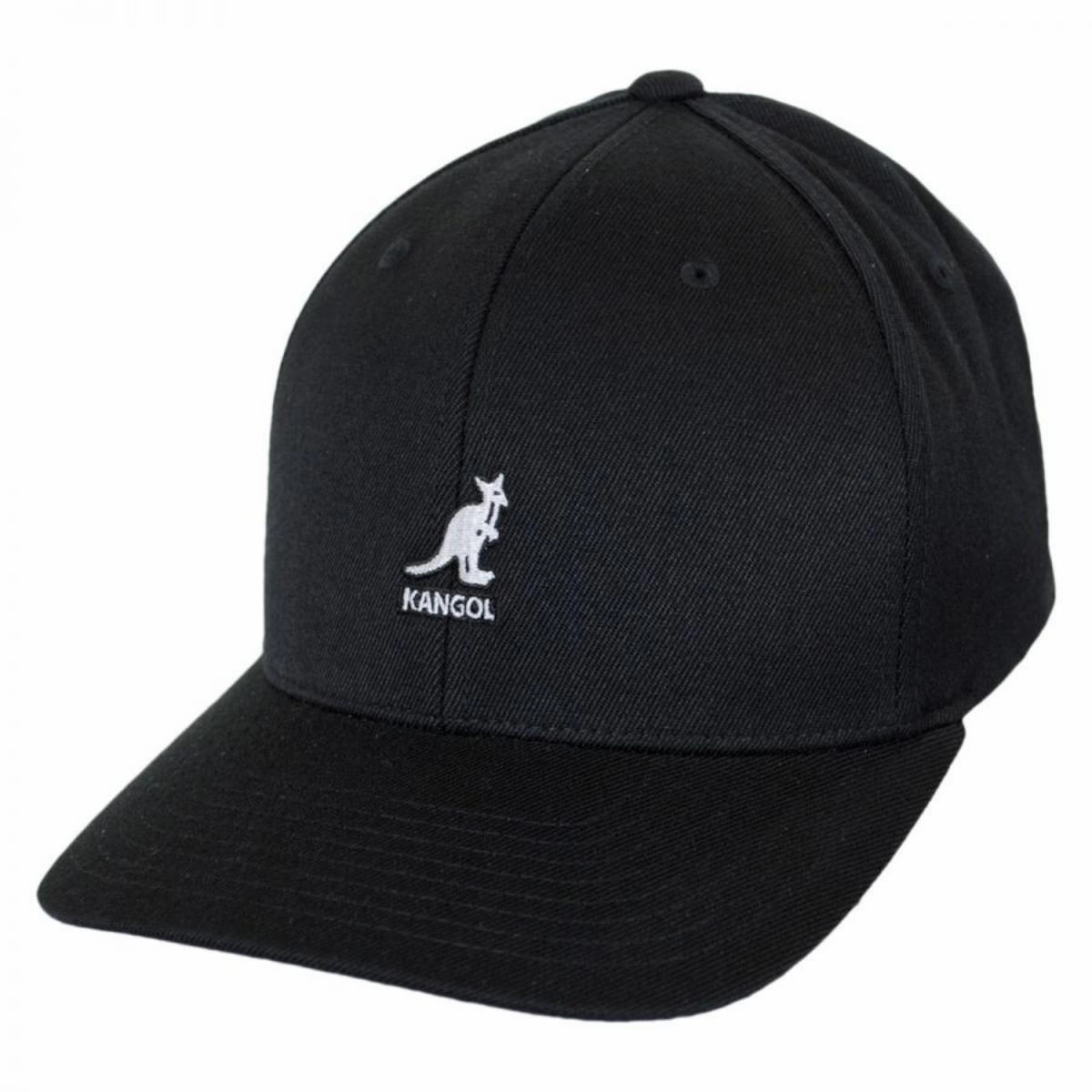 Logo Wool Flexfit Fitted Baseball Cap