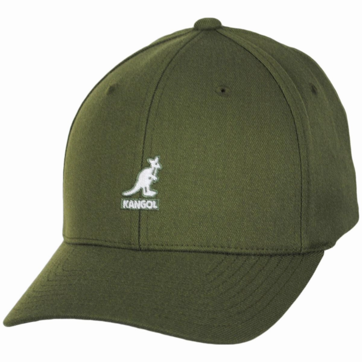 Logo Wool Flexfit Fitted Baseball Cap
