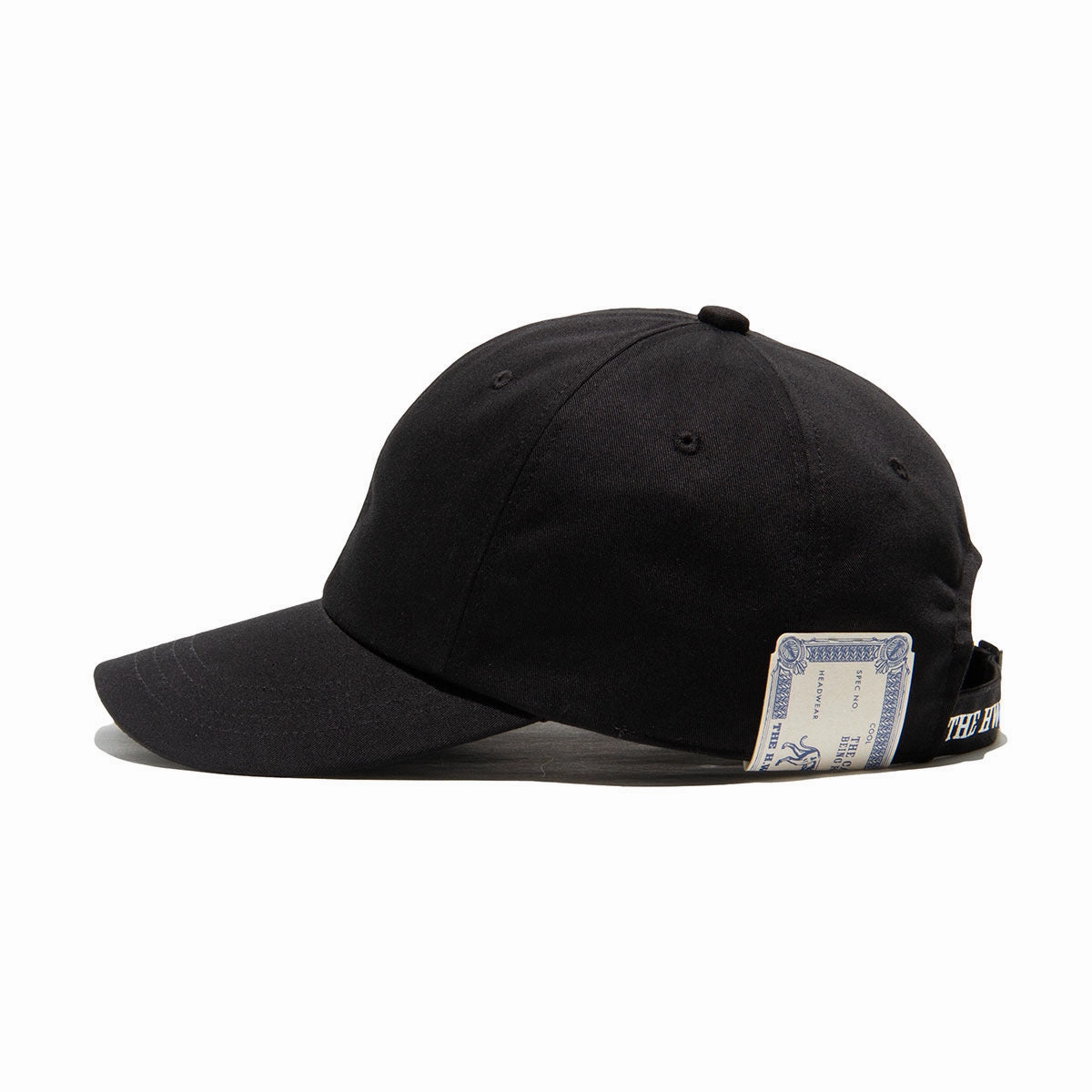 LONG BELTED CAP - Black