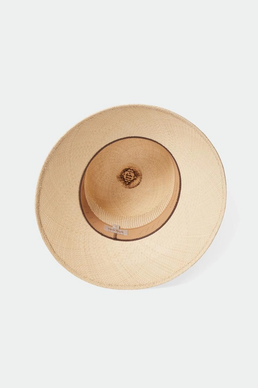 Lopez Panama Straw Bucket Hat - Catalina Sand