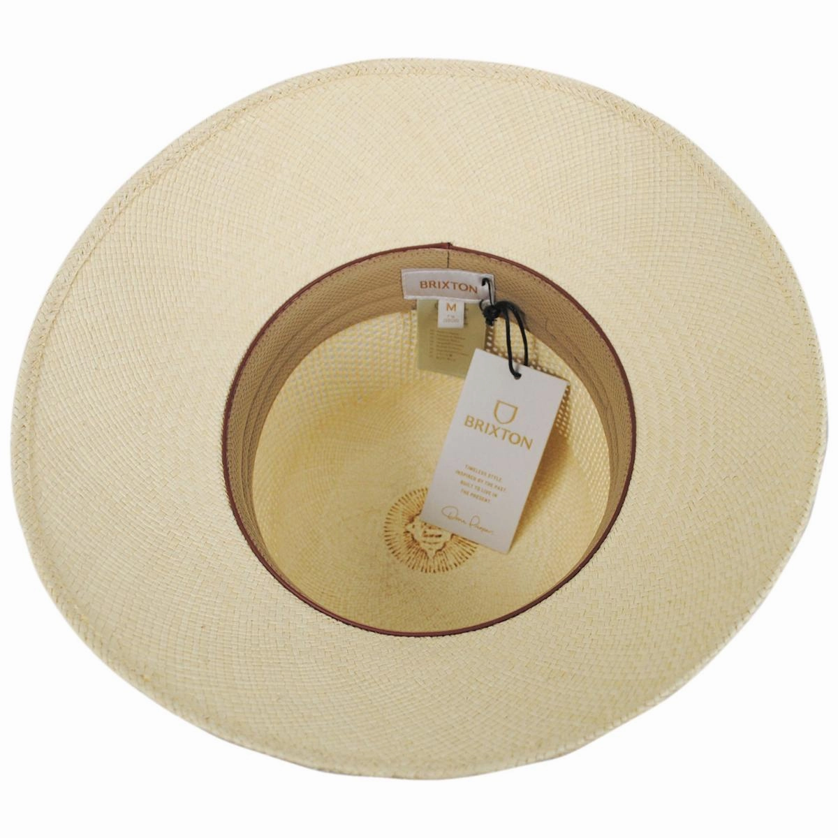 Lopez Vent Crown Panama Straw Sun Hat