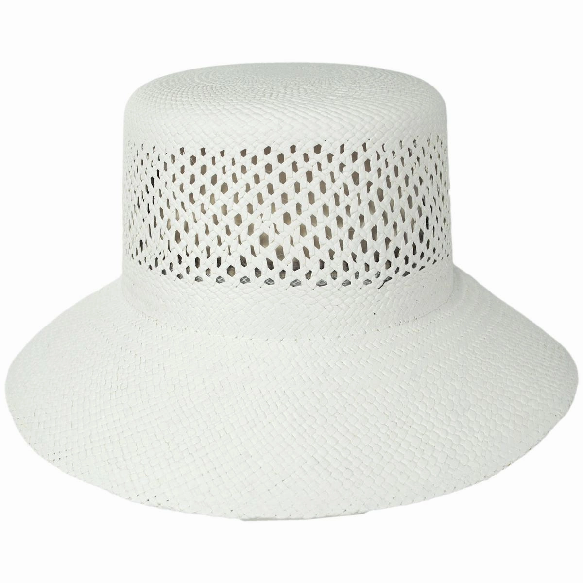 Lopez Vent Crown Panama Straw Sun Hat