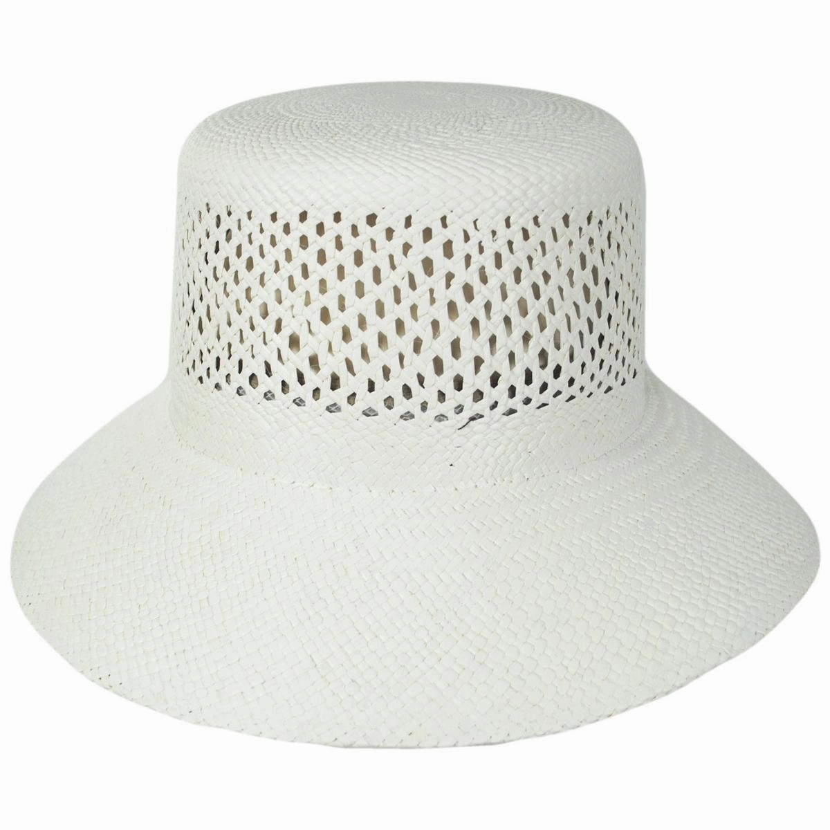 Lopez Vent Crown Panama Straw Sun Hat