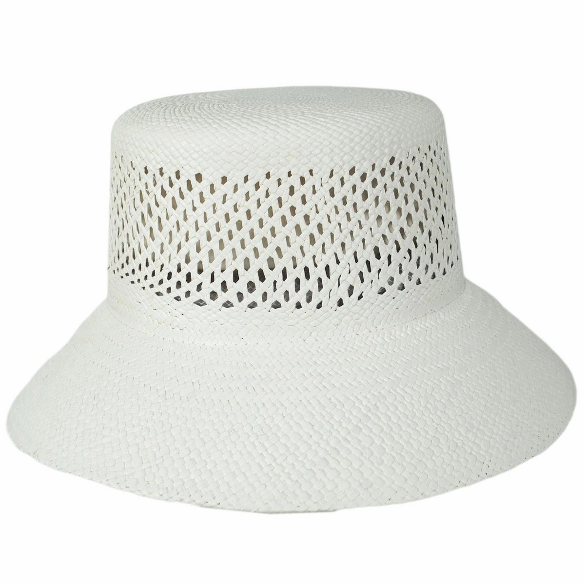 Lopez Vent Crown Panama Straw Sun Hat