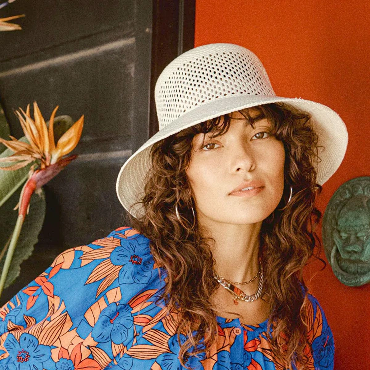 Lopez Vent Crown Panama Straw Sun Hat