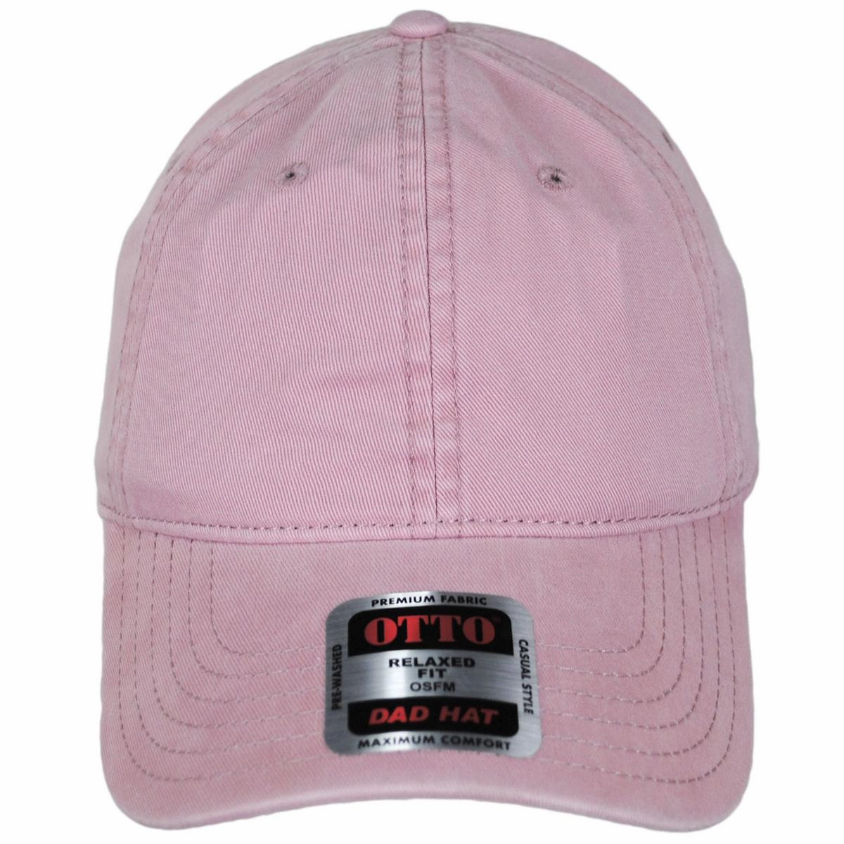 LoPro Washed Cotton Twill Strapback Baseball Cap Dad Hat