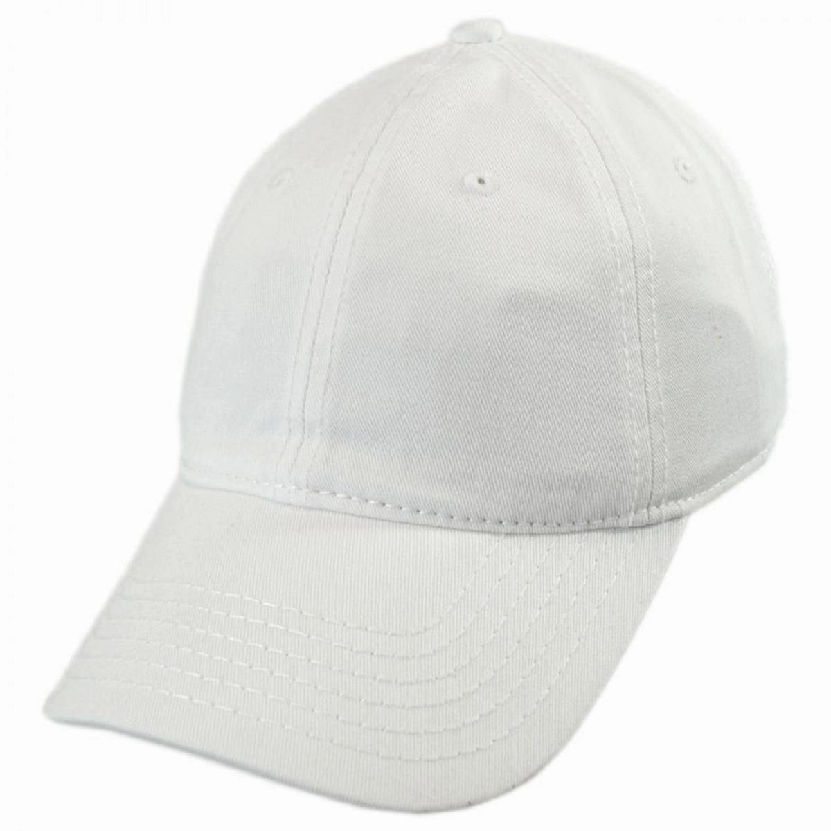 LoPro Washed Cotton Twill Strapback Baseball Cap Dad Hat
