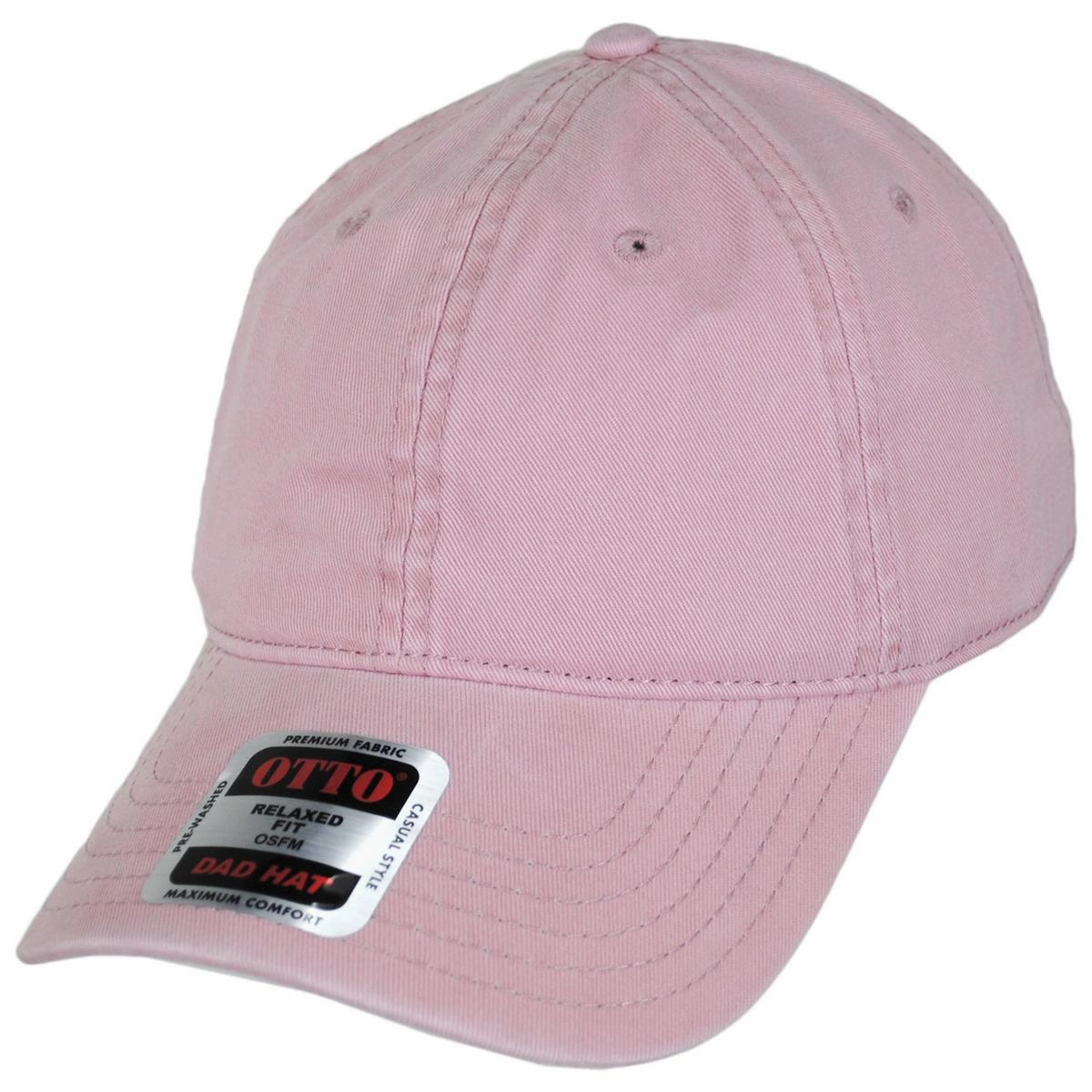 LoPro Washed Cotton Twill Strapback Baseball Cap Dad Hat
