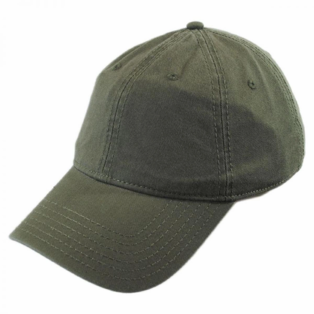 LoPro Washed Cotton Twill Strapback Baseball Cap Dad Hat