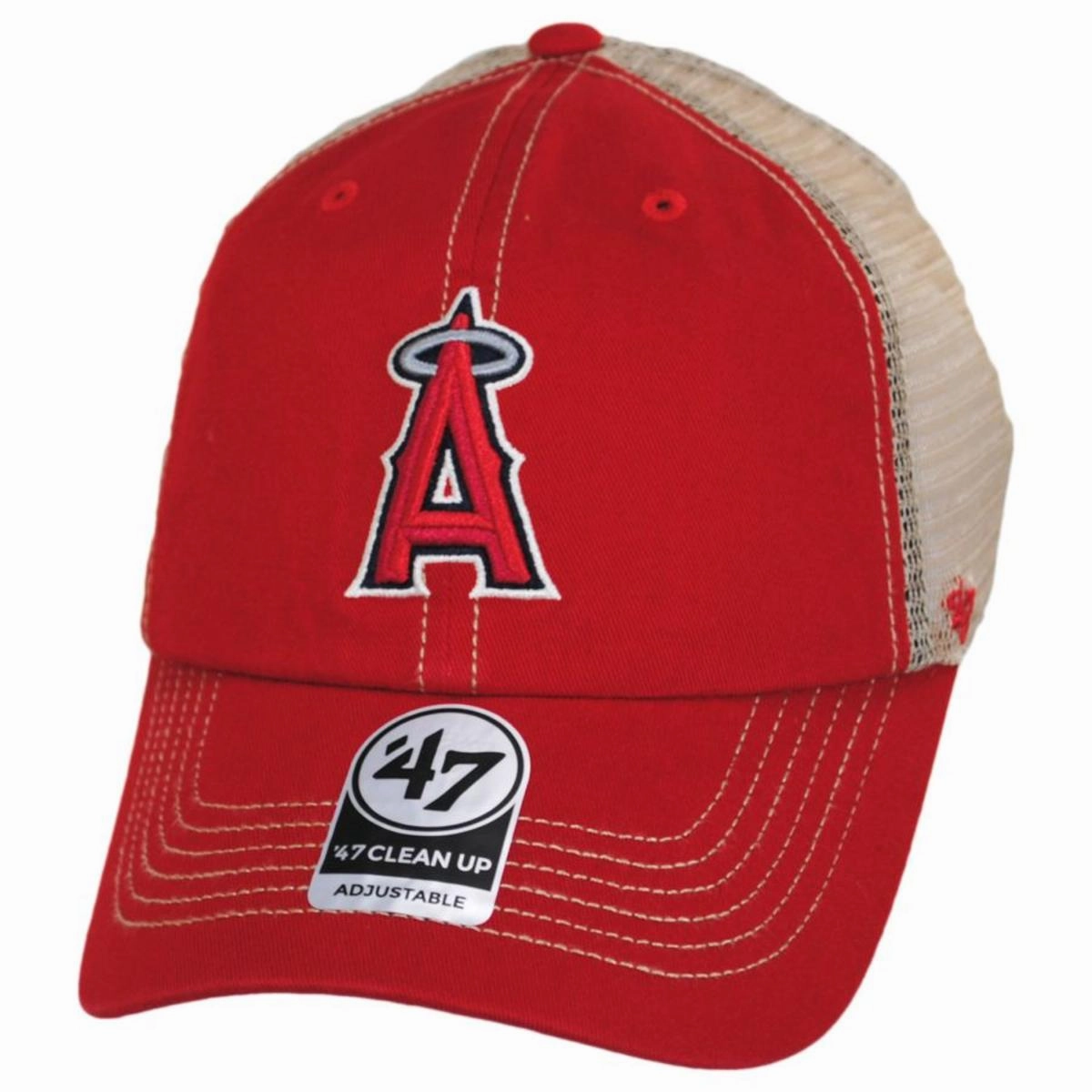 Los Angeles Angels Trawler 47 Mesh Clean Up Baseball Cap