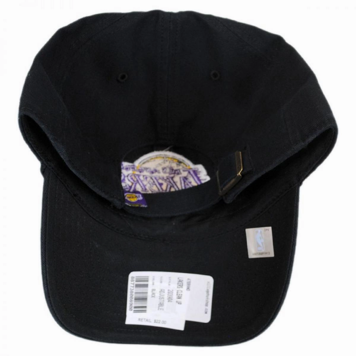 Los Angeles Lakers NBA Clean Up Strapback Baseball Cap Dad Hat