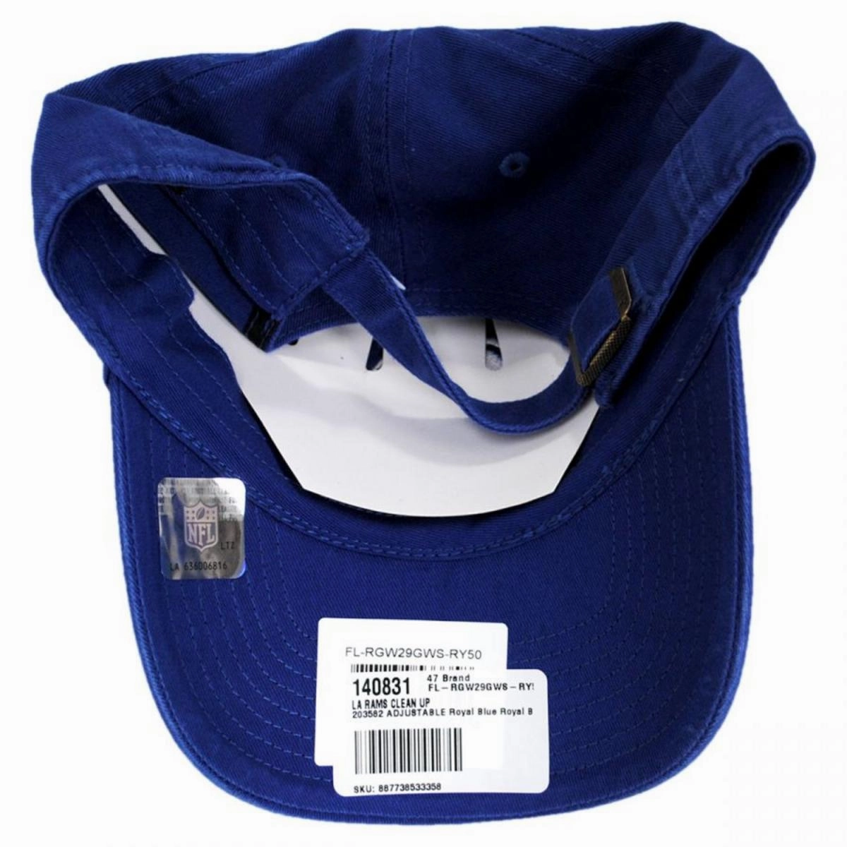 Los Angeles Rams NFL Clean Up Strapback Baseball Cap Dad Hat