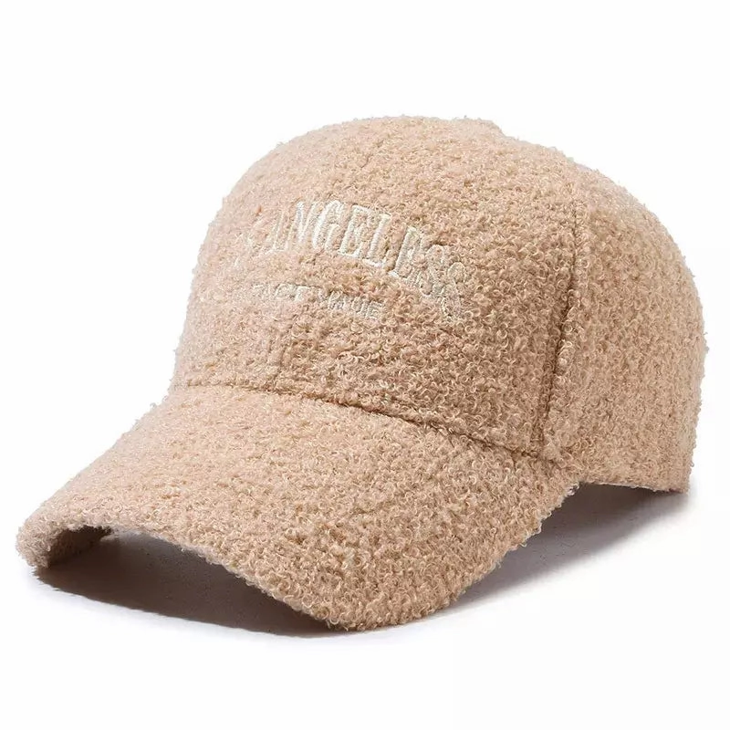 Los Angeles Winter Furry Baseball Cap
