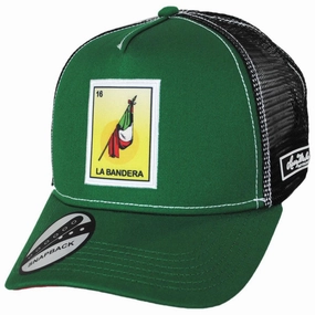 Loteria La Bandera Trucker Snapback Baseball Cap