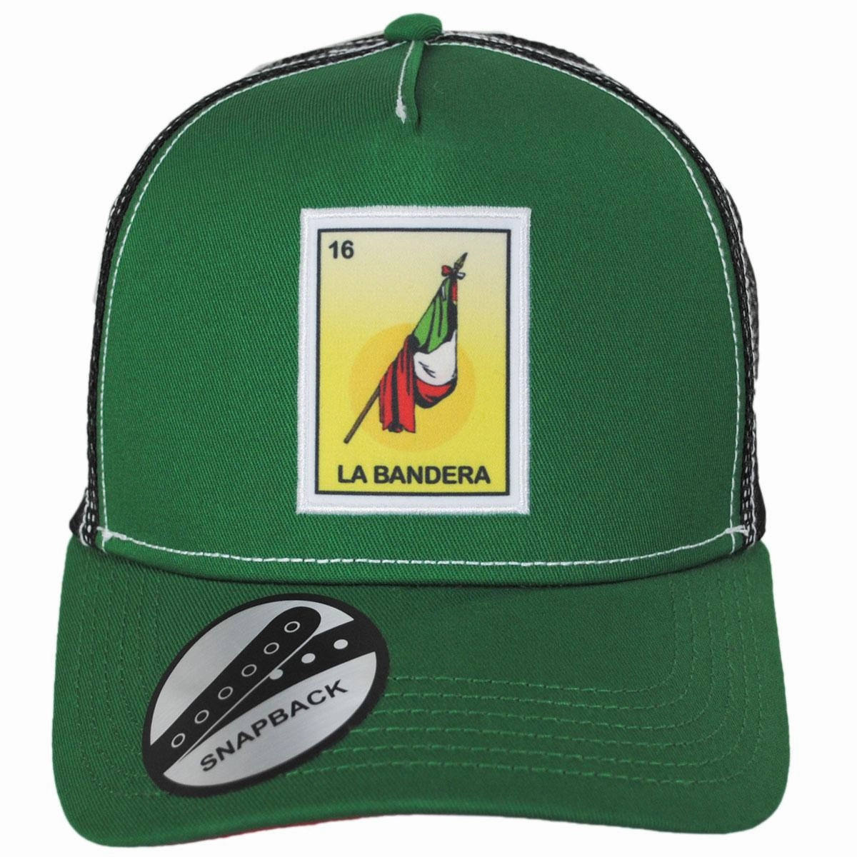 Loteria La Bandera Trucker Snapback Baseball Cap