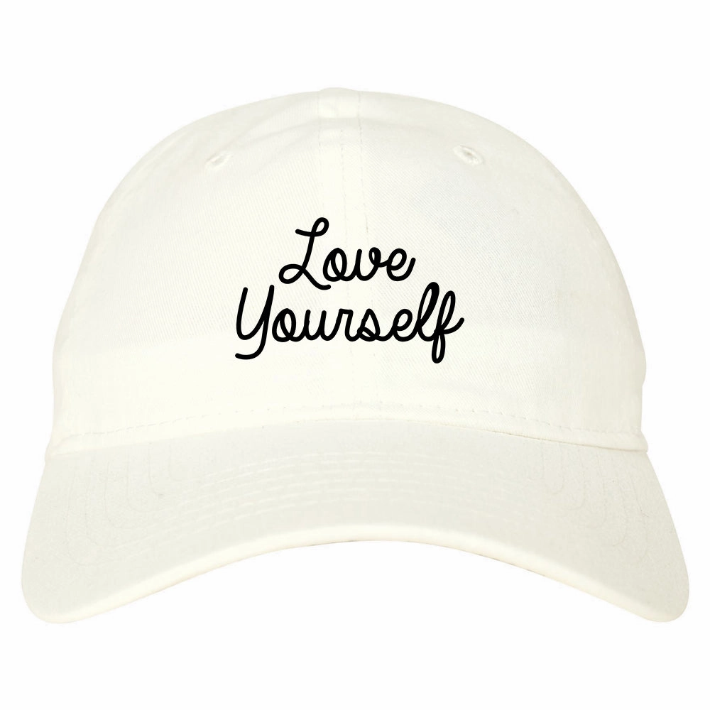 Love Yourself Script Mens Dad Hat Baseball Cap