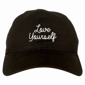 Love Yourself Script Mens Dad Hat Baseball Cap