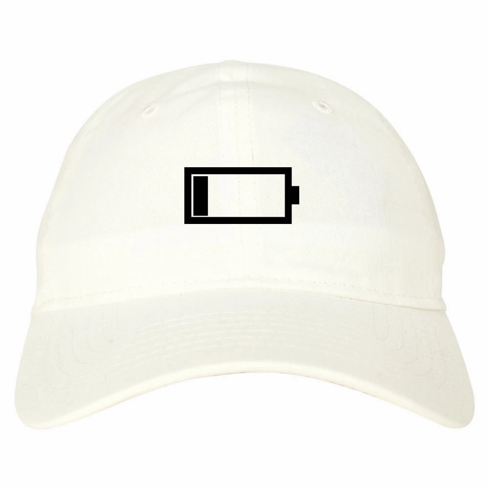 Low Battery Cell Phone Meme Dad Hat Cap