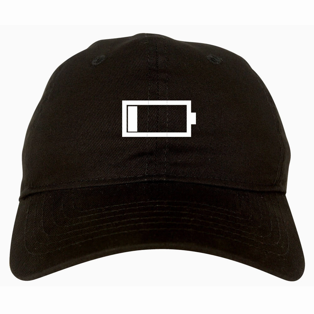 Low Battery Cell Phone Meme Dad Hat Cap