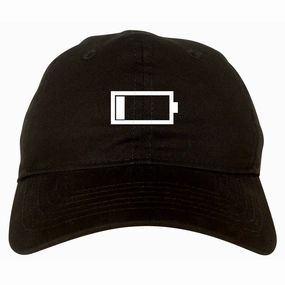 Low Battery Cell Phone Meme Dad Hat Cap