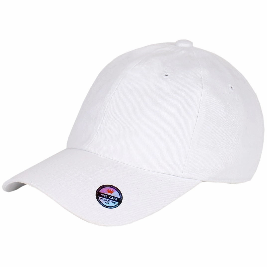 Low Profile Washed Cotton Strapback Dad Cap