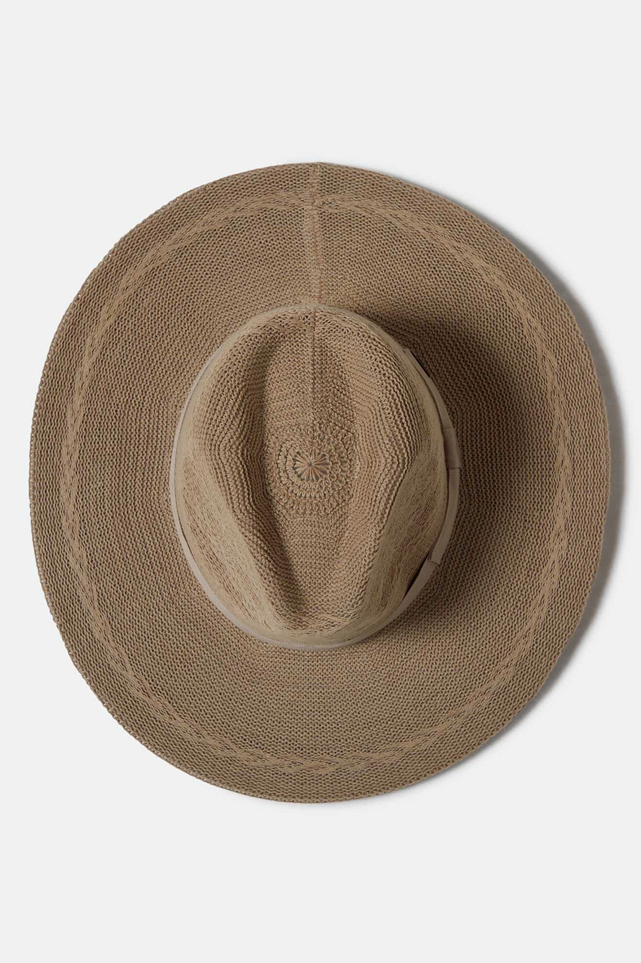 Lyons Knit Pattern Packable Hat - Light Tan/Light Tan