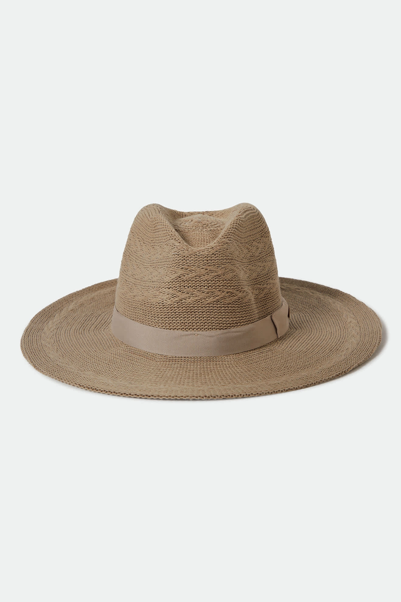 Lyons Knit Pattern Packable Hat - Light Tan/Light Tan