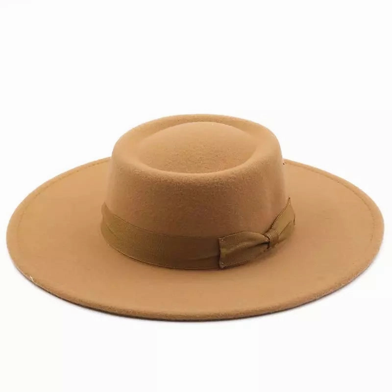 Lyss Wide Brimmed Porkpie Hat