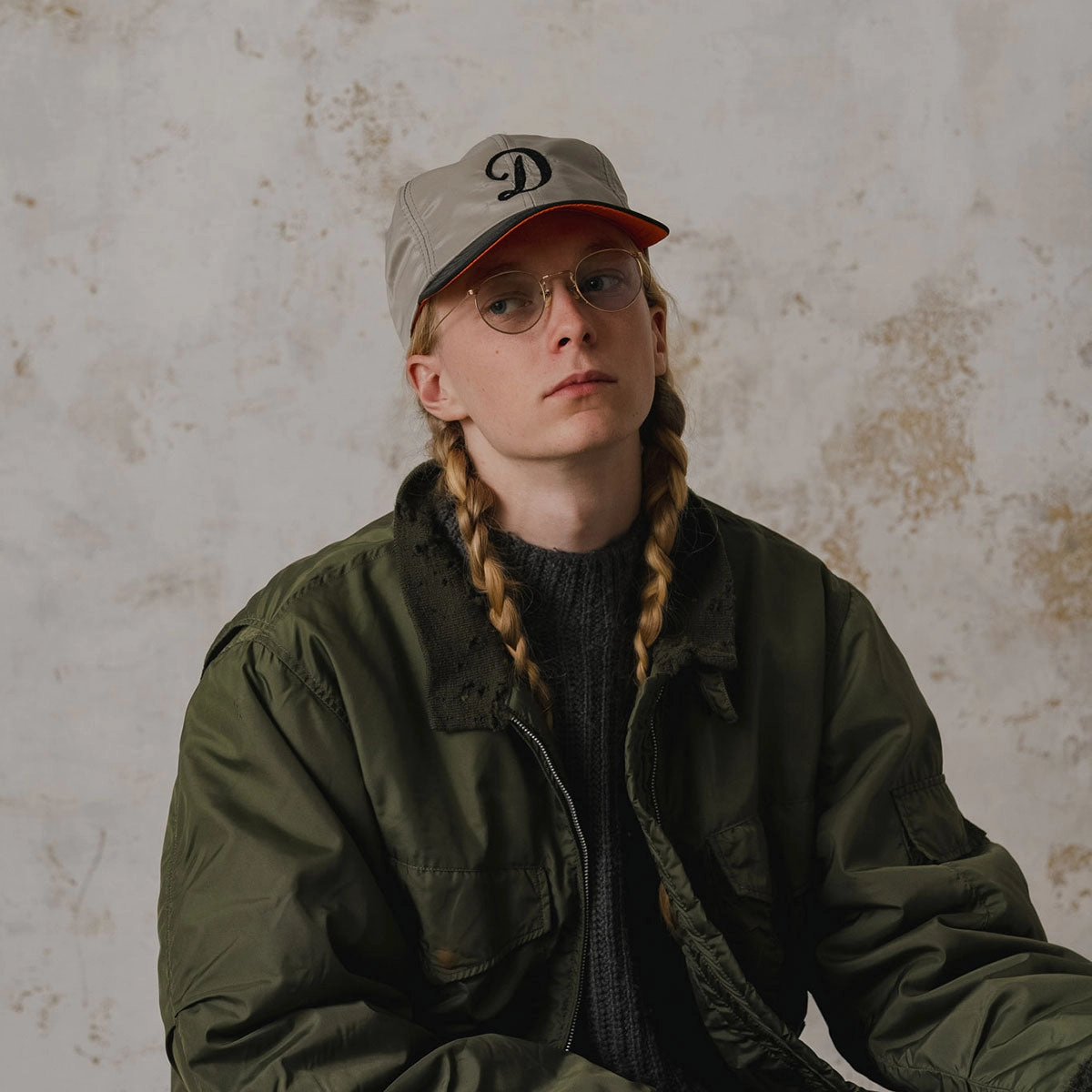 MA-1  MID PROFILE CAP - Silver