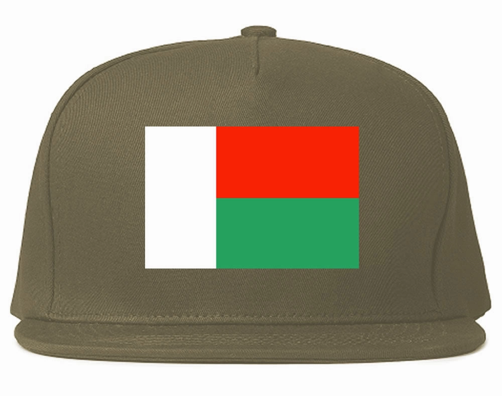 Madagascar Flag Country Printed Snapback Hat Cap
