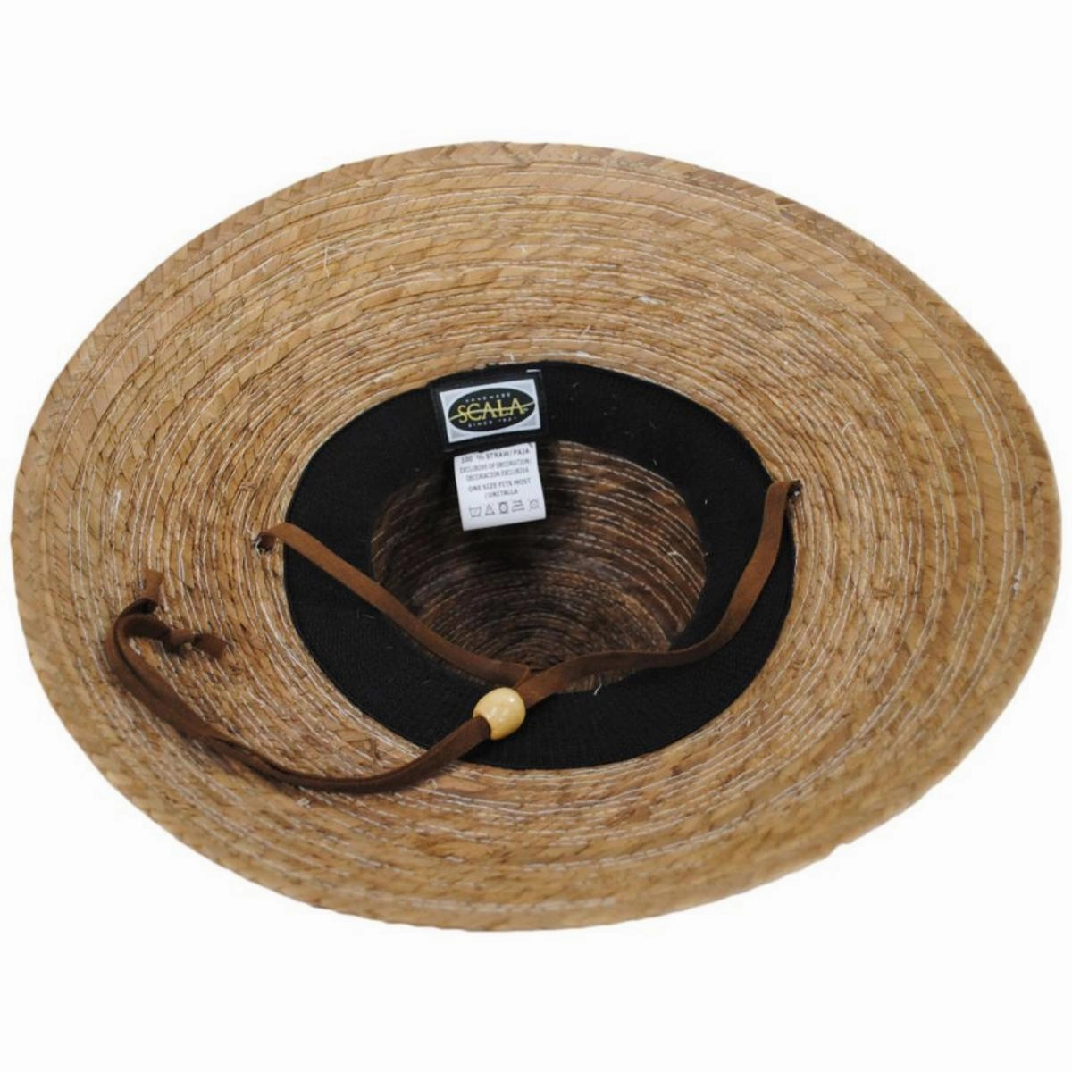 Maddalena Palm Leaf Straw Bucket Hat
