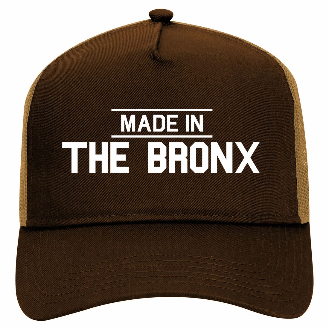 Made In The Bronx Retro Adult 5 Panel Mesh Trucker Hat