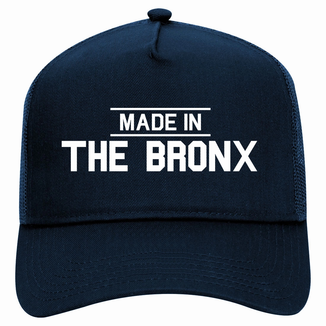 Made In The Bronx Retro Adult 5 Panel Mesh Trucker Hat