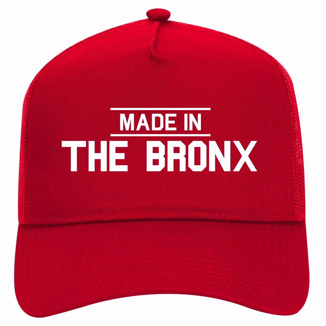 Made In The Bronx Retro Adult 5 Panel Mesh Trucker Hat