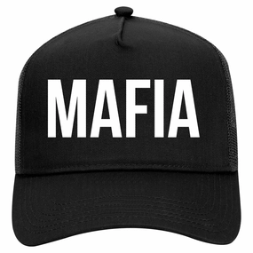 Mafia Squad Crew Retro Adult 5 Panel Mesh Trucker Hat