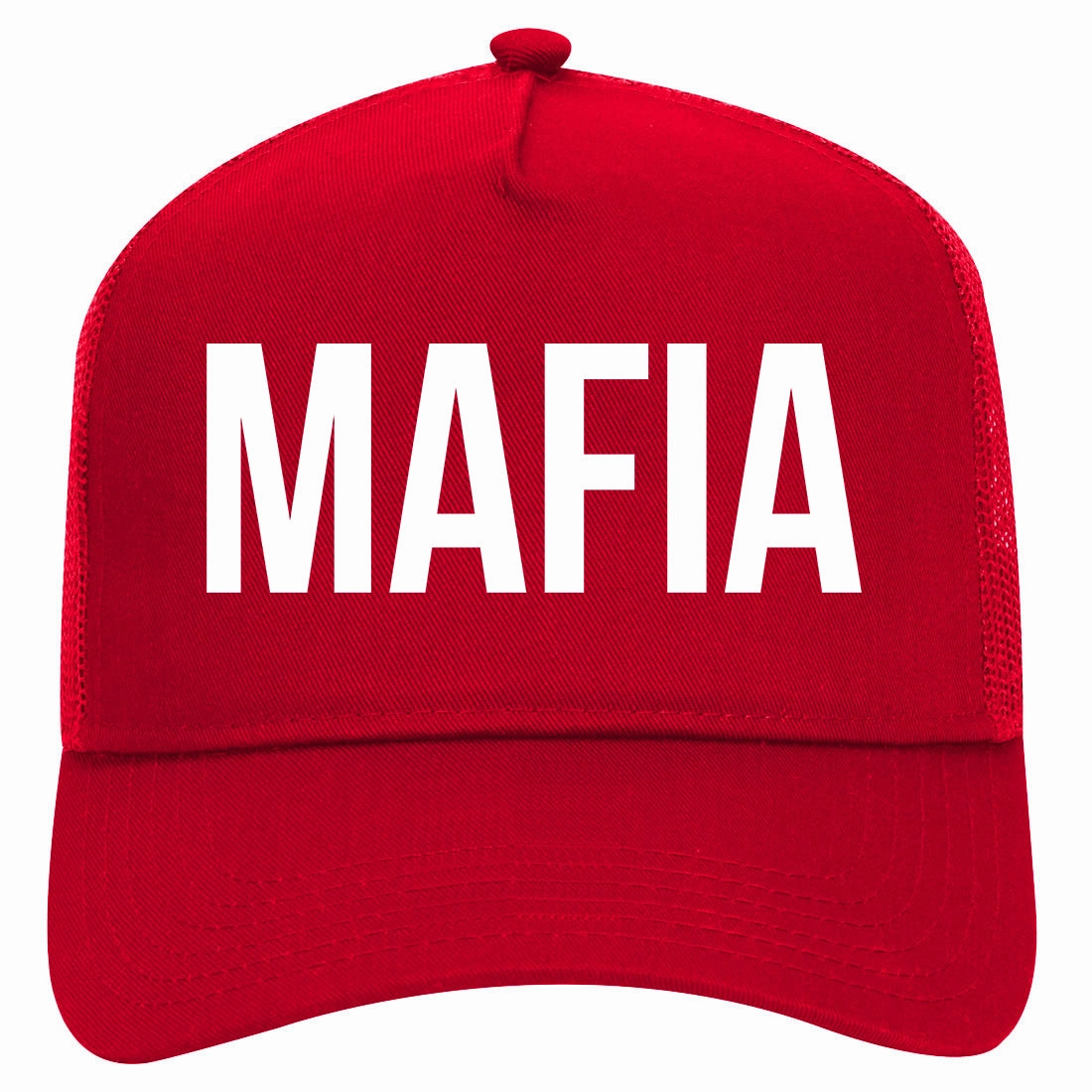 Mafia Squad Crew Retro Adult 5 Panel Mesh Trucker Hat