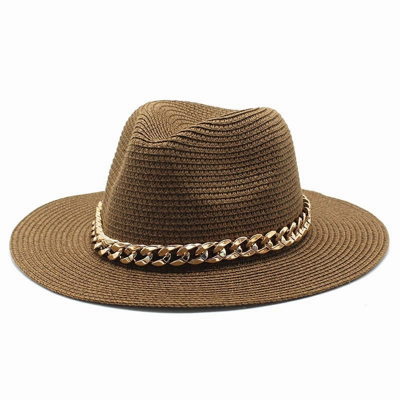 Magnum Golden Chain Fedora Hat