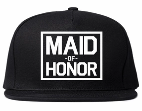 Maid Of Honor Wedding Mens Snapback Hat