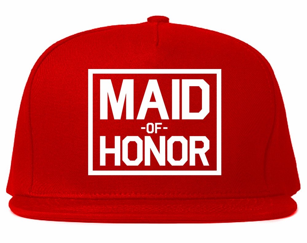 Maid Of Honor Wedding Mens Snapback Hat