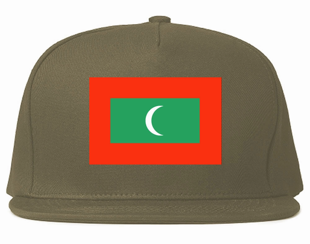 Maldives Flag Country Printed Snapback Hat Cap