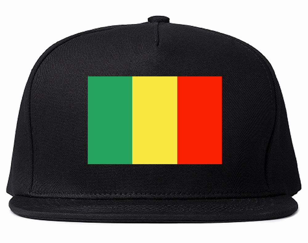 Mali Flag Country Printed Snapback Hat Cap