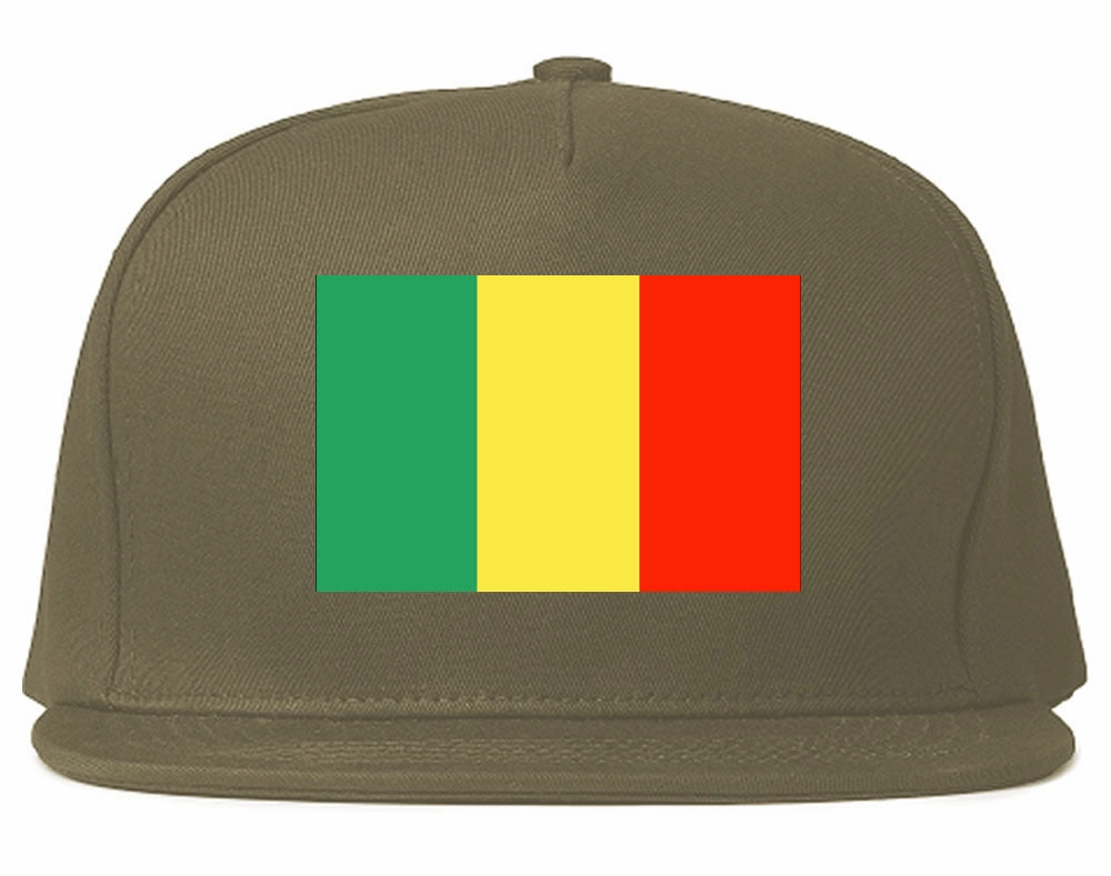 Mali Flag Country Printed Snapback Hat Cap