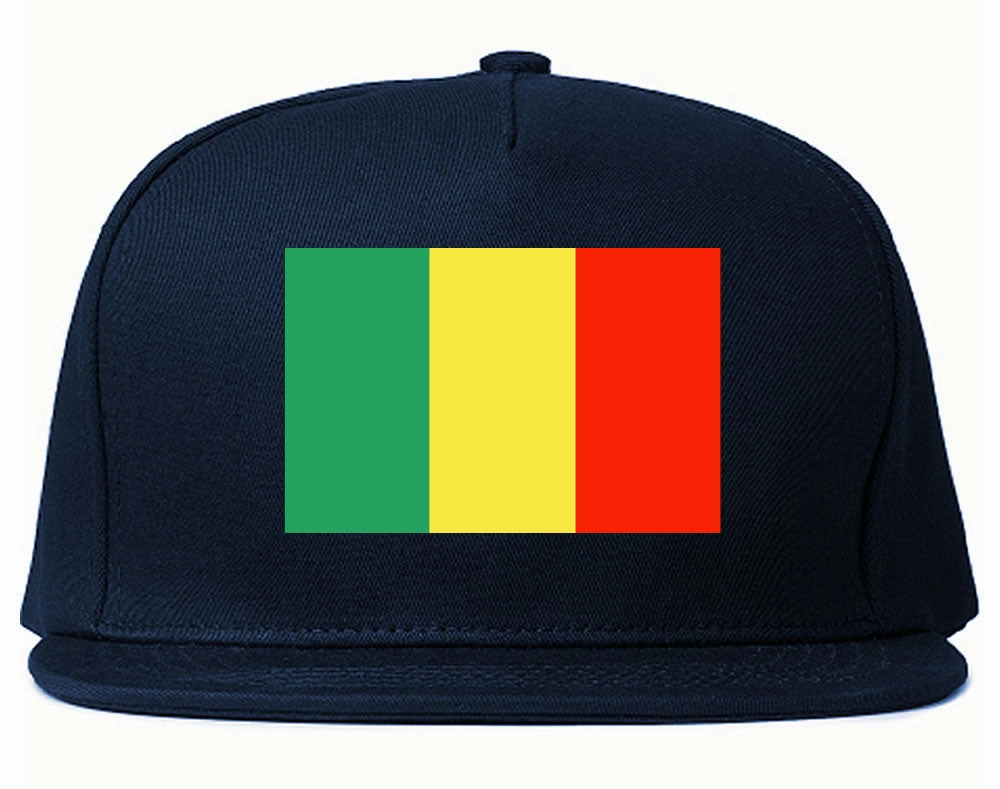 Mali Flag Country Printed Snapback Hat Cap